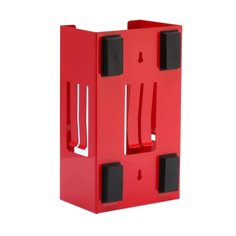 Mayouko Magnetic Dispenser Holder  Red Box Holder Wall Mount for Tissues  Disposal Gloves  Wipes  Tool Cart Accessory  8LBS - Image 5